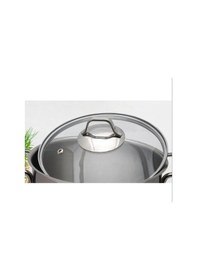 Resim Gülsan Mega İnox 24cm Derin Tencere Cam Kapak Inox 