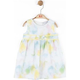 Resim Nk Kids Kız Bebek Alice Elbise Ekru-mavi Ekru - Mavi 