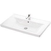 Resim Lapino Sava 100 CM Konsollu Lavabo Beyaz 