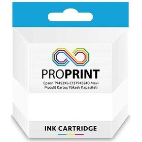 Resim Epson T9452Xl C13T945240 Mavi Uyumlu Kartuş Wf C5290Dw 