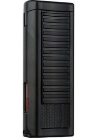 Resim Quantoro Çift Torch Pürmüz Siyah Metal Puro Çakmağı 21088436 