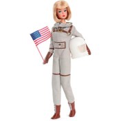 Resim Barbie Astronot 60.Yıl Dönümü Nostaljik Bebek JBJ48 