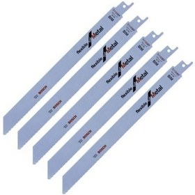 Resim Bosch S 1122 BF Flexible For Metal 5'Li Panter Testere Bıçağı - 2608656019 