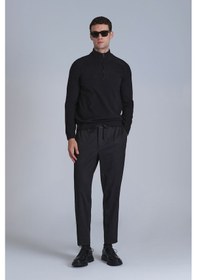 Resim Lufian Erkek Kazak 112090141 Siyah Siyah 