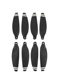 Resim Geeroyoo 5.8cm Plastik Drone Kanatları - Djı Mini, E88, E58 Uçakları İçin Yerine Konulabilir, Ses Düşük, Stabil Uçuş, Kolay Kurulum Aksesuarı 8 Adet 