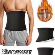 Resim Erkekler için Ter Artırıcı Bel Eğitici Kemer - Ayarlanabilir, Yüksek Esneklikte Polyester/Spanks Karışımı, Makinede Yıkanabilir, Düz Siyah, Her Mevsim Sauna Takımı Yeleği, Aksesuar|Düzgün Uyumlu Kemer|Pürüzsüz Dokulu 