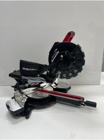 Resim GUVEN TEKNİK HIRDAVAT & EL ALETLERİ GÖNYE KESME MAKİNASI 250LİK RADYARLI KIZAKLI LAZERLİ 45 YATARLI 1800W 