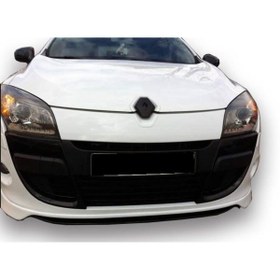 Resim Drs Tuning Renault Megane Uyumlu 3 (2009-2013) Sport Ön Tampon Ek Lip (PLASTİK) 