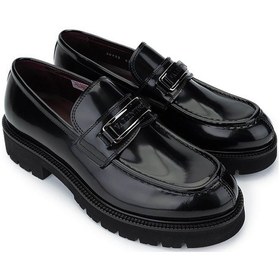 Resim Valentino Valentıno Erkek Hakiki Deri Siyah Loafer Ayakkabı 667 20922 Erk Ayk Y25 Nero Siyah 