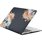 Resim Çiçek Desenli MacBook Koruyucu Kılıf (Yurt Dışından) 