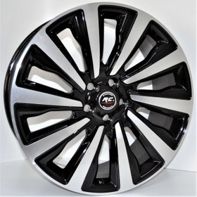 Resim R1 Wheels 22 inç 5*120 ET45 Siyah Jant Takımı (J-472) 