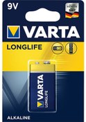 Resim Varta Longlıfe Power Alkalin 9 Volt Pil Tekli Paket Fiyat 