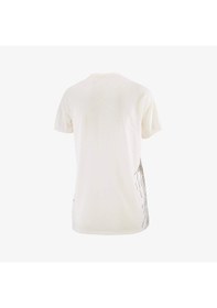 Resim Salomon Sense Aero Gfx Kadın Koşu Tişört Whisper White Lc2698900 Krem 