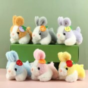 Resim OEMG Yeni 1 Adet Dört Inç Iyi Şanslar Karikatür Peluş Oyuncak Bebek Anahtarlık Sevimli Bebek Anahtar Küçük Kolye Seti (Yurt Dışından) 
