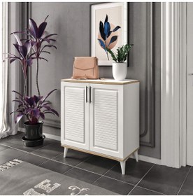 Resim Baby Darling Flower 4 Bölmeli Ayakkabılık %100 Mdf 