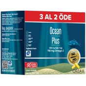 Resim Ocean Plus 1200 mg Balık Yağı 90 Kapsül 3 al 2 öde 