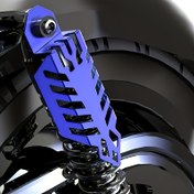 Resim 2 adet Motosiklet Aksesuarı Yükseltme, Egzoz Borusu Koruyucu motosiklet veya araba egzoz borularını korumak için kullanılan bir aksesuardır, çoğunlukla çarpışma, çizilme veya yüksek sıcaklıktan kaynaklanan hasarları önlemek için kullanılır. Tüm arazi araçları için uygun olan evrensel alüminyum çatal dekoratif kapak ve egzoz borusu koruyucusudur 