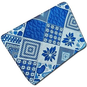 Resim 6 M2 Serme Kalın Halı Örtüsü, Savan, Piknik Örtüsü Açık Mavi 