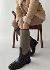 Resim nope21shoess Rainy Acı Kahve Yağmur Çizmesi 