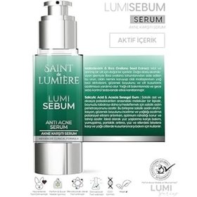 Resim Lumısebum Akne,siyah Nokta Ve Leke Karşıtı,sebum Dengeleyici Matlaştırıcı Ve Nemlendirici Serum 30ml 2 Paketi 