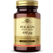 Resim Solgar Folasin(Folic Acid) Takviye Edici Gıda 400mg 100 Tablet 