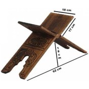 Resim Ahşap Rahle Oymalı Rahle Orta 55Cm 