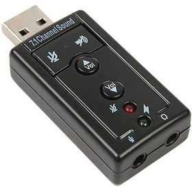 Resim USB Virtual Sound 7.1 Kanal Harici Ses Kartı 