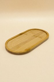 Resim Kitchen Way Bambu Oval Yağdanlık Altlığı 23 CM KW-150 