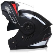 Resim 1pcs S Matte Black Flower Kişiselleştirilmiş Motosiklet Tam Yüz Siyah 