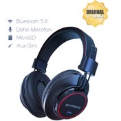 Resim Syrox Hafıza Kartlı Aux Girişli Bluetooth Kulaklık S26 