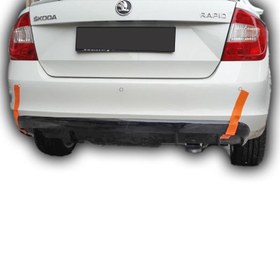 Resim Skoda Rapid 2014 Arka Difüzör Boyalı 