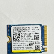 Resim Western Dıgıtal Pc SN5000S Nvme SSD 512GB M.2 2230 SDEPTSJ-512G 