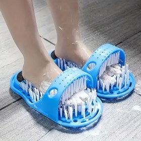 Resim Kolay Temizlenebilir Ayak Fırçası & Masaj Aleti - Duş için Vantuzlu Spa Kalitesinde Peeling Fırçası 