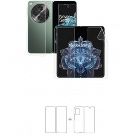 Resim Wrapsol Oneplus Open Ön, Arka ve Yan 360 Derece Tam Kaplama Poliüretan Film 