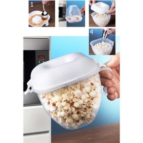 Resim Mikrodalga Mısır Patlatma Kabı 