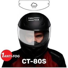 Resim Caretech Buğu Önleyici Ct-80s Motosiklet Kask Vizörü Anti Fog Buğ 