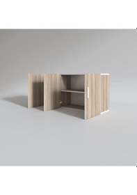 Resim Kenzlife hazır mutfak canna22 crd 060*120*22 mutfak banyo dolabı kapaklı raflı 