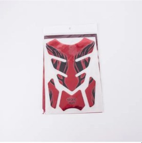 Resim Cloudstore 3d Stereo Kırmızı Balık Kılçığı Motosiklet Yakıt Tankı Kapağı Su Geçirmez Çizilmeye Dayanıklı 