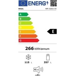 Resim Regal NFK 52021 EX 471 Lt No Frost Buzdolabı 