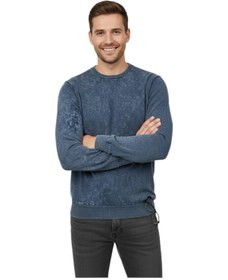 Resim Raymons Erkek Spor Sıfır Yaka Taşlama Yıkamalı Regular Fit Kazak Bgl-st04952 Füme 