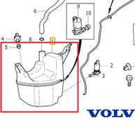 Resim ÖN CAM SU DEPOSU DÜŞÜK BASINÇLI S60/V60 2011- 