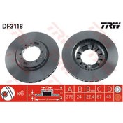 Resim Trw DF3118 FREN DİSKİ ÖN L200 4WD 06-10 PAJERO 91- HAVALI 276mm 
