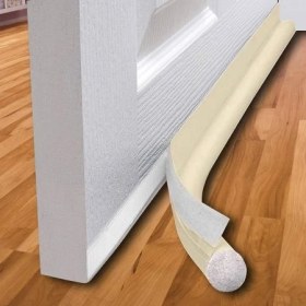 Resim Mc.Pierobaby Kapı Altı Rüzgar Önleyici, Eşik Altlığı, Isı Yalıtım Süngeri Krem 
