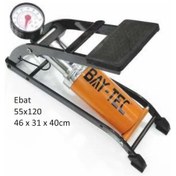 Resim Bay-tec Basınç Göstergeli Ayak Hava Şişirme Pompası 1 Piston 
