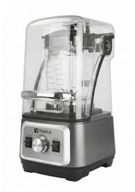 Resim Vosco Profesyonel Blender 1600 W Sessiz Soundproof Kapaklı Blender 