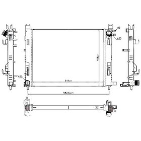 Resim Radyatör Clio 4 Logan 2 Dokker Lodgy 1.5 Dci (26Mm) 504659787 