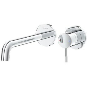 Resim Teska Atlas Ankastre Lavabo Bataryası Krom 