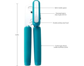 Resim Kitchenaid Soft Classic Çok Fonksiyonlu Konserve Açacağı/şişe Açacağı, 21 Cm, Ocean Drive 