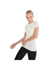 Resim Hummel Hmldeni T-shirt Kadın Günlük Tişört 911306-9003 Beyaz 911306-9003 