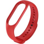 Resim Xiaomi Mi Band 7 Uyumlu Klasik Zore Kordon-Kırmızı 